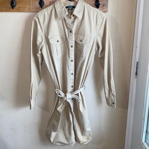 Ralph Lauren button down khaki dress